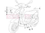 PIAGGIO Fly 125 kábelezés