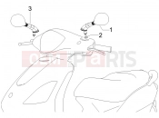 tükör - Piaggio Fly 125 2007