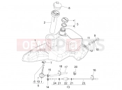 Fuel tank - Piaggio Fly 125 2009