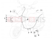PIAGGIO Fly 125  kábelezés