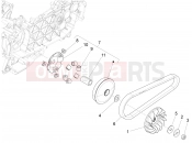 Driving pulley - Piaggio Fly 125 4T/3V ie 2012