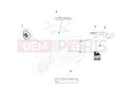 Plates - Emblems - Piaggio Fly 125 4T/3V ie 2012