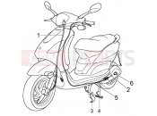 PIAGGIO Odometer transmissions-rear brake