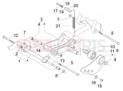Swinging arm - Piaggio Fly 150 2010