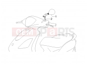 PIAGGIO Fly 50 2T Driving mirror/s