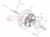 PIAGGIO Fly 50 4T Front wheel