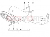 PIAGGIO Fly 50 4T Silencer