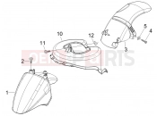 PIAGGIO Fly 50 4T Wheel huosing - Mudguard
