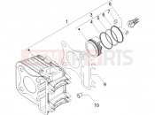 PIAGGIO Fly 50 4T Cylinder-piston-wrist pin unit