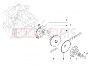 Driving pulley - Piaggio Fly 50 4T 2008