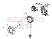 Flywheel magneto - Piaggio Fly 50 4T 2008
