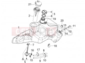 Fuel tank - Piaggio Fly 50 4T 2008