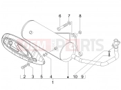 Silencer - Piaggio Fly 50 4T 2008