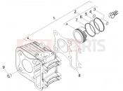 PIAGGIO Fly 50 4T 2V Cylinder-piston-wrist pin unit