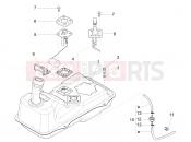 Benzin tank - Piaggio Fly 50 4T 2V 2015