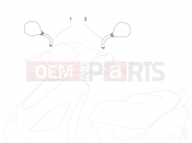 PIAGGIO Fly 50 4T 4V Driving mirror/s