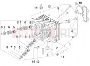 PIAGGIO Fly 50 4T 4V Head unit - Valve