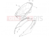 PIAGGIO Fly 50 4T 4V Helmet huosing - Undersaddle