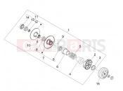 PIAGGIO Fly 50 4T 4V Driven pulley