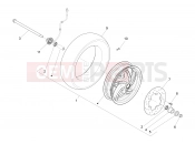 PIAGGIO Fly 50 4T 4V Front wheel