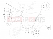 PIAGGIO Fly 50 4T 4V kábelezés