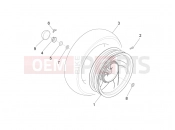 PIAGGIO Fly 50 4T 4V Rear wheel