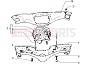 PIAGGIO Free 100 Speedometers kms.-Handlebar covers
