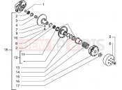 PIAGGIO Free FL Driven pulley