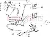 PIAGGIO Free FL Front brake cylinder-Brake caliper (disk brake version)