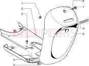 PIAGGIO Free FL Front shield-Footboard-Spoiler
