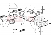 PIAGGIO Free FL Rear tail lamp