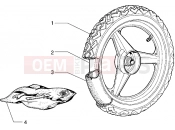 PIAGGIO Free FL Rear wheel
