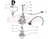 Carburettor - Piaggio Hexagon 125