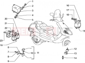 Electrical devices - Piaggio Hexagon 125