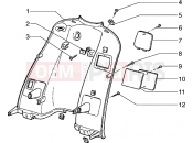 Rear shield - Piaggio Hexagon 125