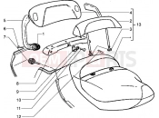 Saddle - Piaggio Hexagon 125