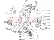PIAGGIO Hexagon 150 Central stand-Side stand