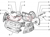 PIAGGIO Hexagon 150 Headlamp