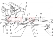 PIAGGIO Hexagon 150 Cooling piping