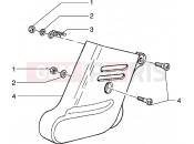 PIAGGIO Hexagon 150 Front shock absorber cover