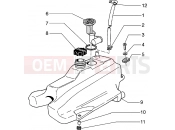 PIAGGIO Hexagon 150 Fuel tank