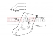 PIAGGIO Hexagon GT Front shock absorber cover