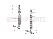 PIAGGIO Hexagon GT Rear shock absorber