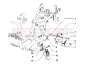 PIAGGIO Hexagon LX Central stand-Side stand