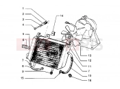 PIAGGIO Hexagon LX Radiator