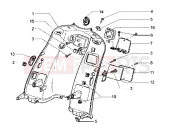 PIAGGIO Hexagon LX Rear shield