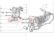 Crankcase - Piaggio Liberty 125