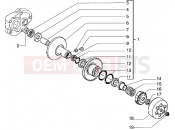 Driven pulley - Piaggio Liberty 125