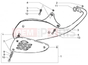PIAGGIO Liberty 125 La Poste Catalytic silencer