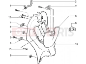 PIAGGIO Liberty 125 La Poste Front glove compartment